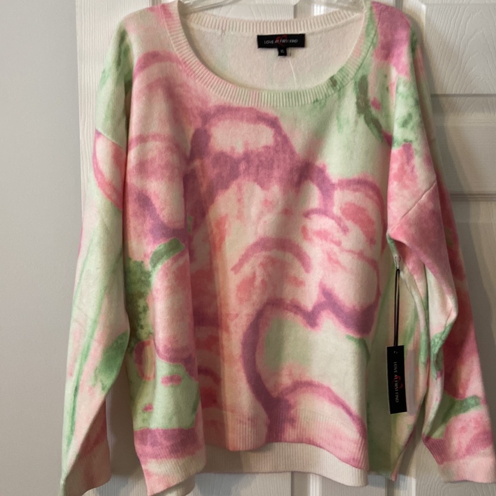 Love at first find sweater size XL brand new with tags very soft - Picture 4 of 12